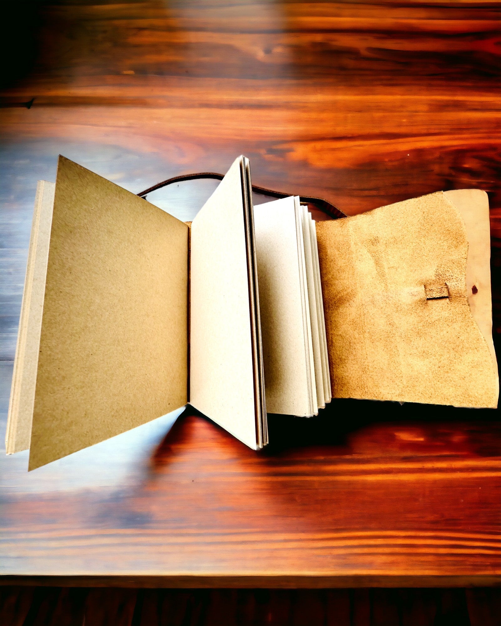 Premium RetroNotes Genuine Leather Notebook - 200 Pages 120gsm, Brown Leather Journal with Personalization for Sketching, Writing & Gift Giving | Office, School & Travel Companion