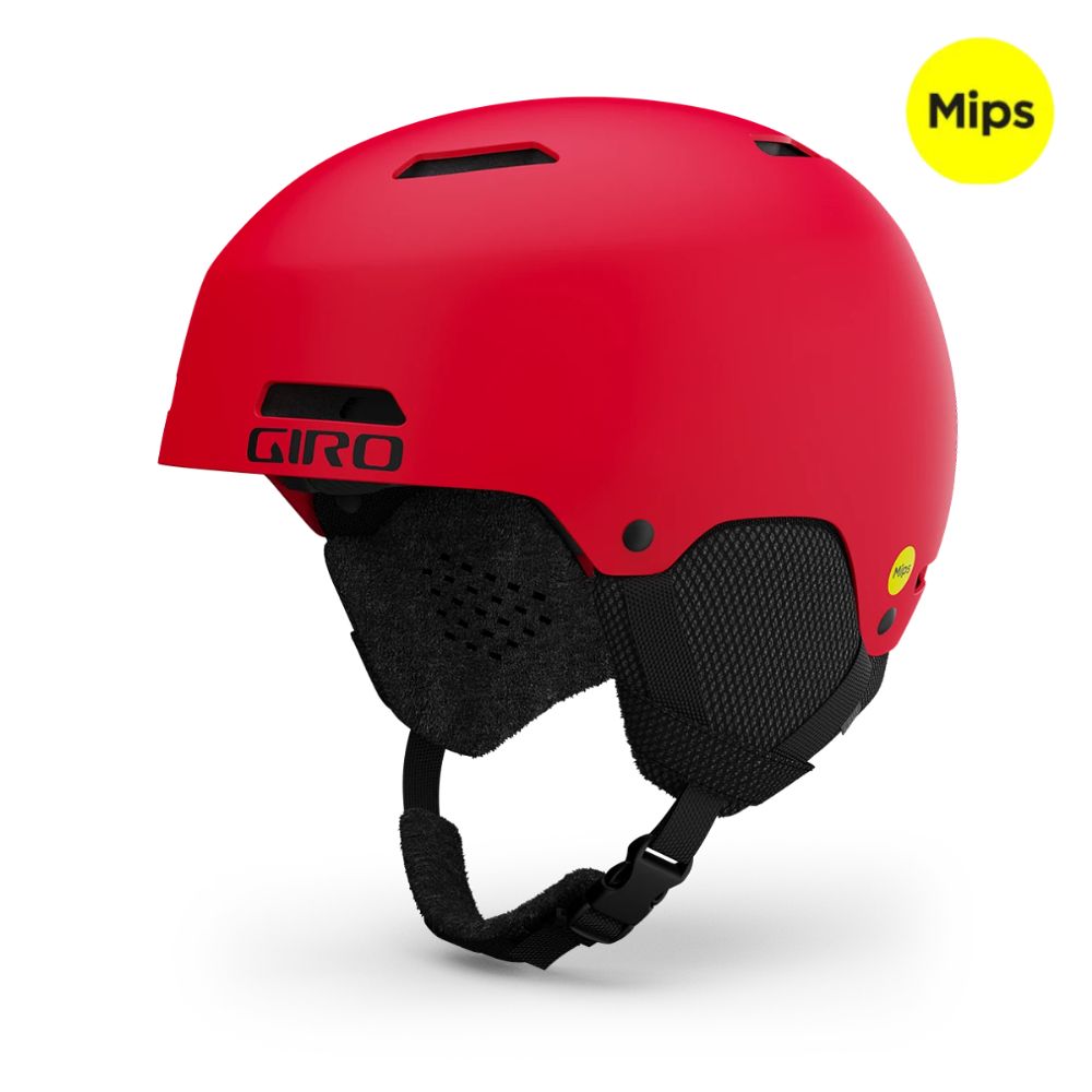 Giro Crue MIPS Kids Ski Helmet - Bright Red - Youth Snow Sports Safety Gear - 3 Sizes for Boys & Girls - Perfect for Skiing, Snowboarding & Winter Outdoor Adventures