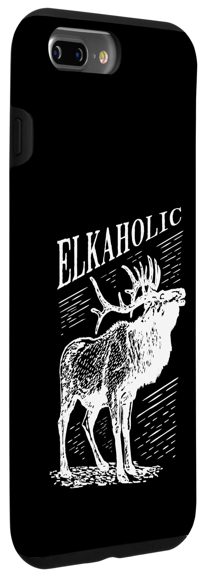 Premium Elk Hunting Phone Case for iPhone 7 Plus/8 Plus - Durable Protective Cover with Camo Design - Perfect for Outdoor Adventures & Hunting Trips