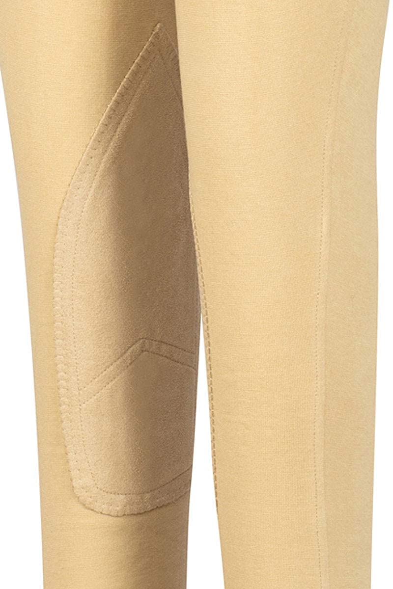 TuffRider Kids Cotton Embroidered Pull-On Jodhpurs - Comfortable Equestrian Riding Pants for Children - Perfect for Horseback Riding Lessons and Stable Activities