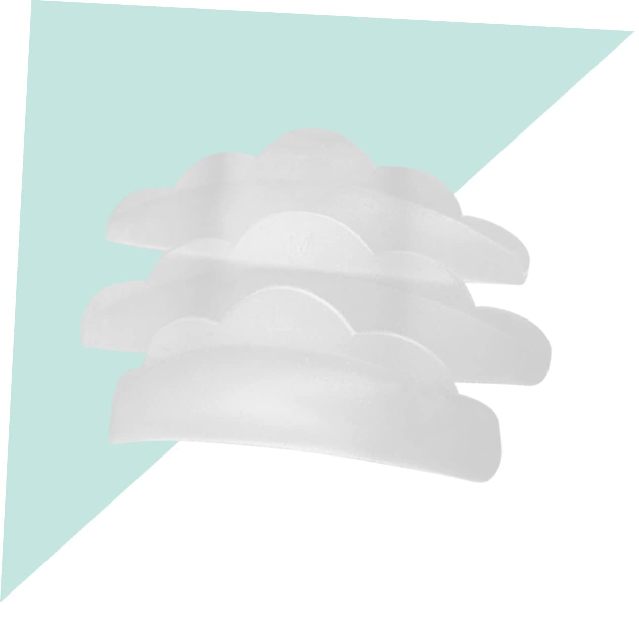 Mipcase 3 Pairs Eyelash Extension Under Eye Pads - Reusable Silicone Eye Patches for Lash Extensions, Perfect for Makeup Artists & DIY Lash Lovers - Great for Salon, Spa & Home Use