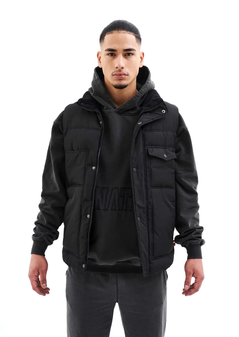 Black Cutback Vest for Men & Women - Stylish Layering Piece for Outdoor Adventures & Casual Wear