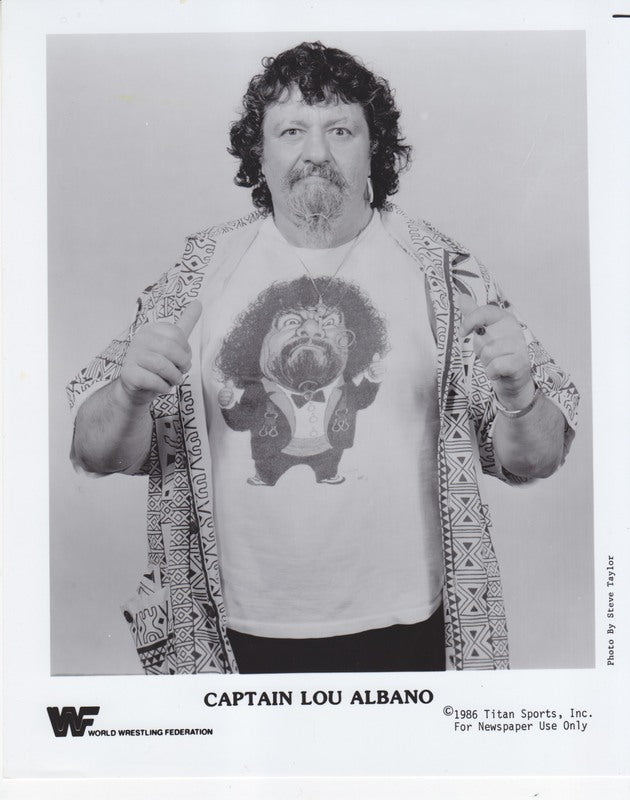 1986 Captain Lou Albano Wrestling Action Figure - Vintage Collectible for WWE Fans - Perfect for Display, Gifts, and Nostalgic Wrestling Memorabilia Collections