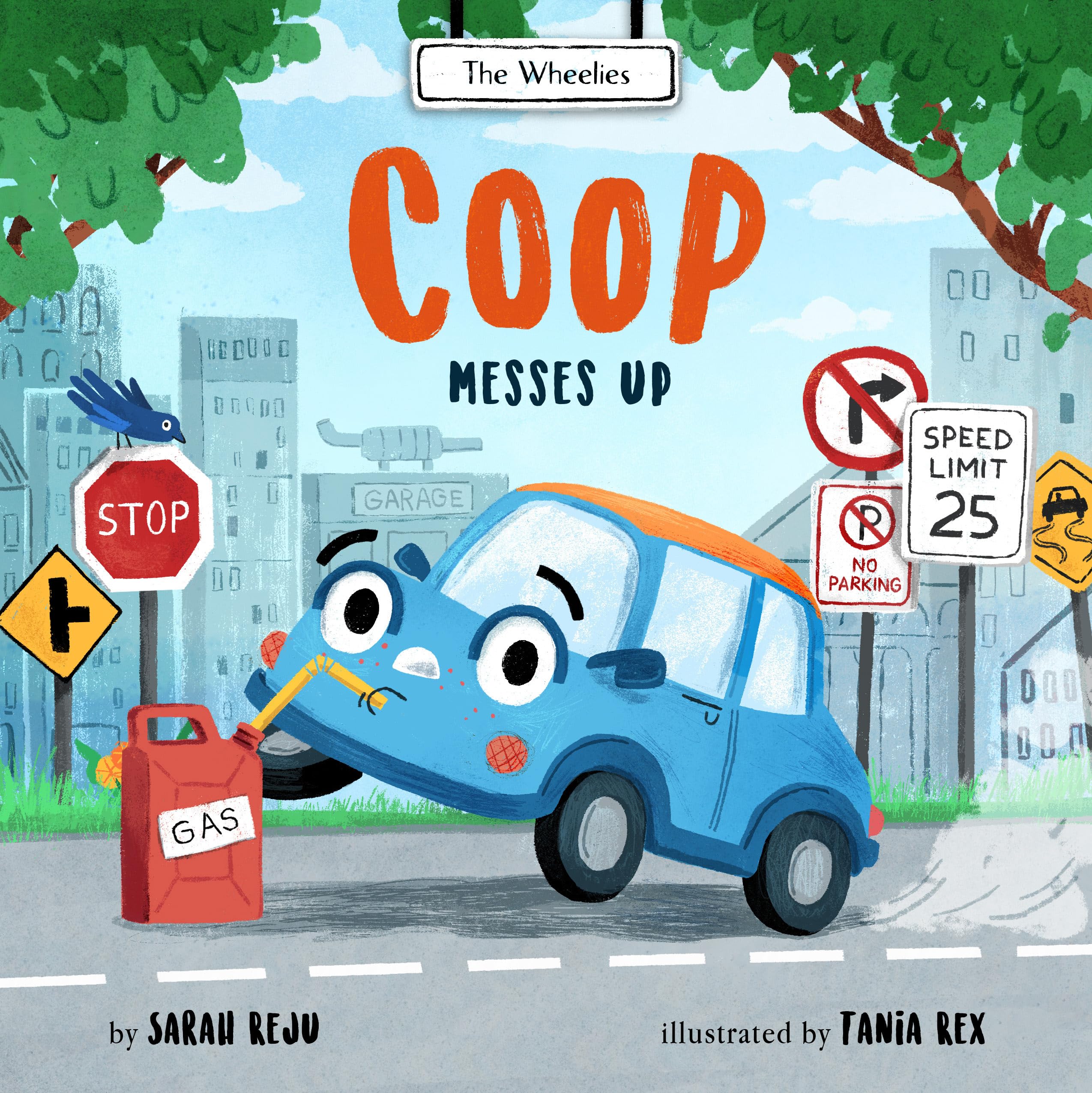 Coop Messes Up (The Wheelies) - Fun Family Board Game for Kids & Adults - Perfect for Game Nights, Birthday Parties & Indoor Activities