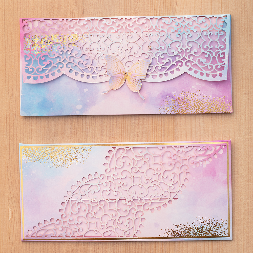 Pastel Magic Flight Money Envelopes - 10 Pack or 50 Pack for Wedding, Birthday, Graduation Gifts & Cash Gifts - Elegant Pastel Colored Envelopes for Special Occasions