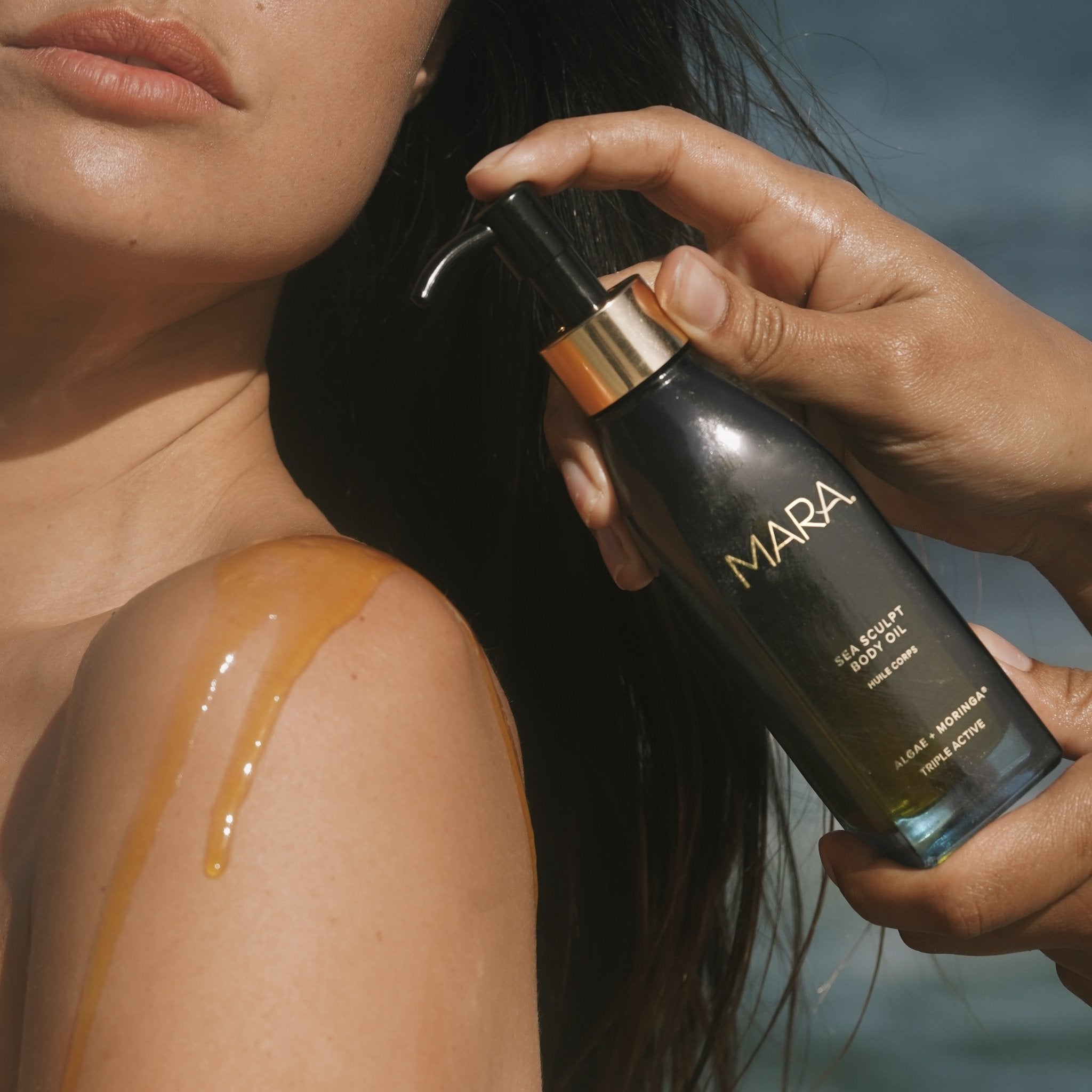 Organic Algae & Moringa Sea Sculpt Body Oil - Hydrating & Firming Skin Treatment for Cellulite Reduction - Perfect for Post-Workout Recovery & Spa Day Self-Care