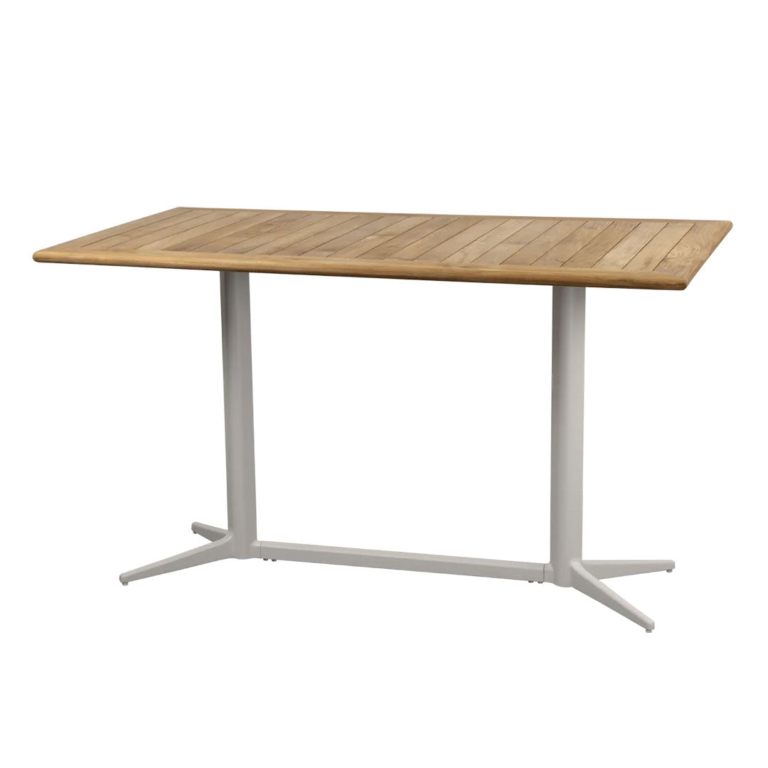 Outdoor Café Table - Rectangular Drop Leaf Design for Patio, Garden, and Restaurant Dining | Weather-Resistant & Space-Saving