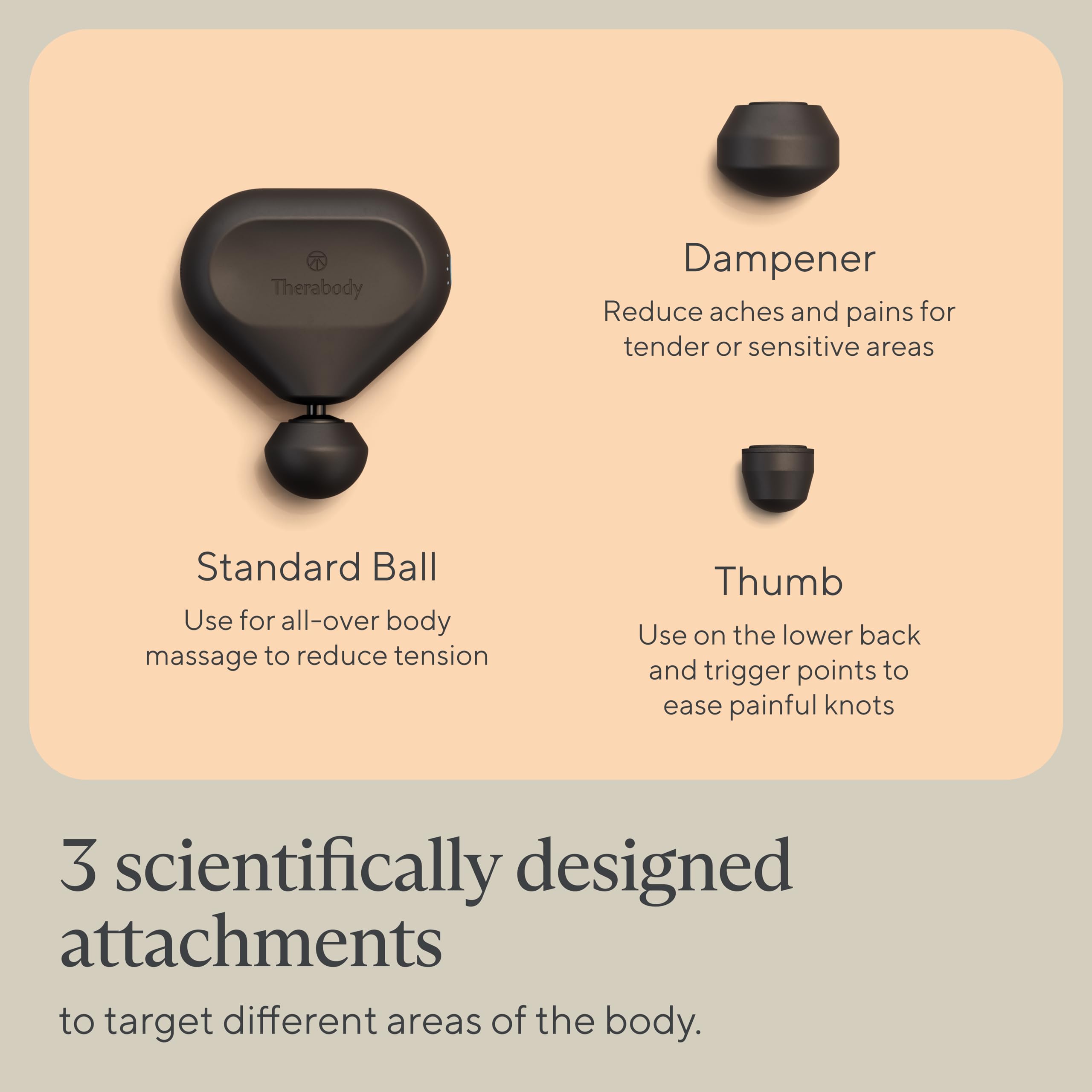 Theragun Mini Massage Gun - Portable Deep Tissue Percussion Massager for Muscle Pain Relief in Neck, Back, Legs & Shoulders | Compact Handheld Design for Travel, Workout Recovery & Home Use (Black)