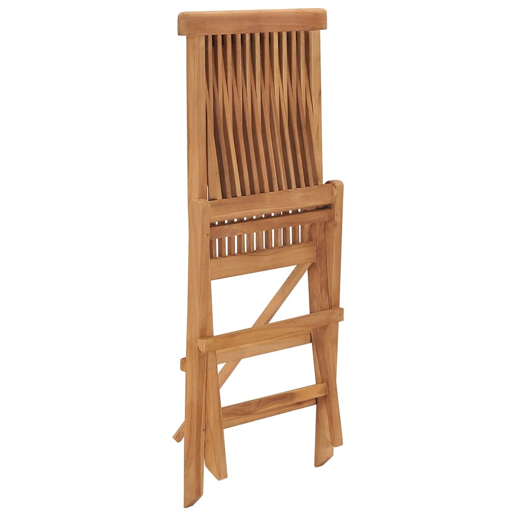 Premium Folding Teak Wood Chairs for Balcony, Terrace, Garden – 2-Piece Set Indoor & Outdoor Weatherproof Patio Dining Chairs (Perfect for Relaxing, Entertaining & Outdoor Dining)