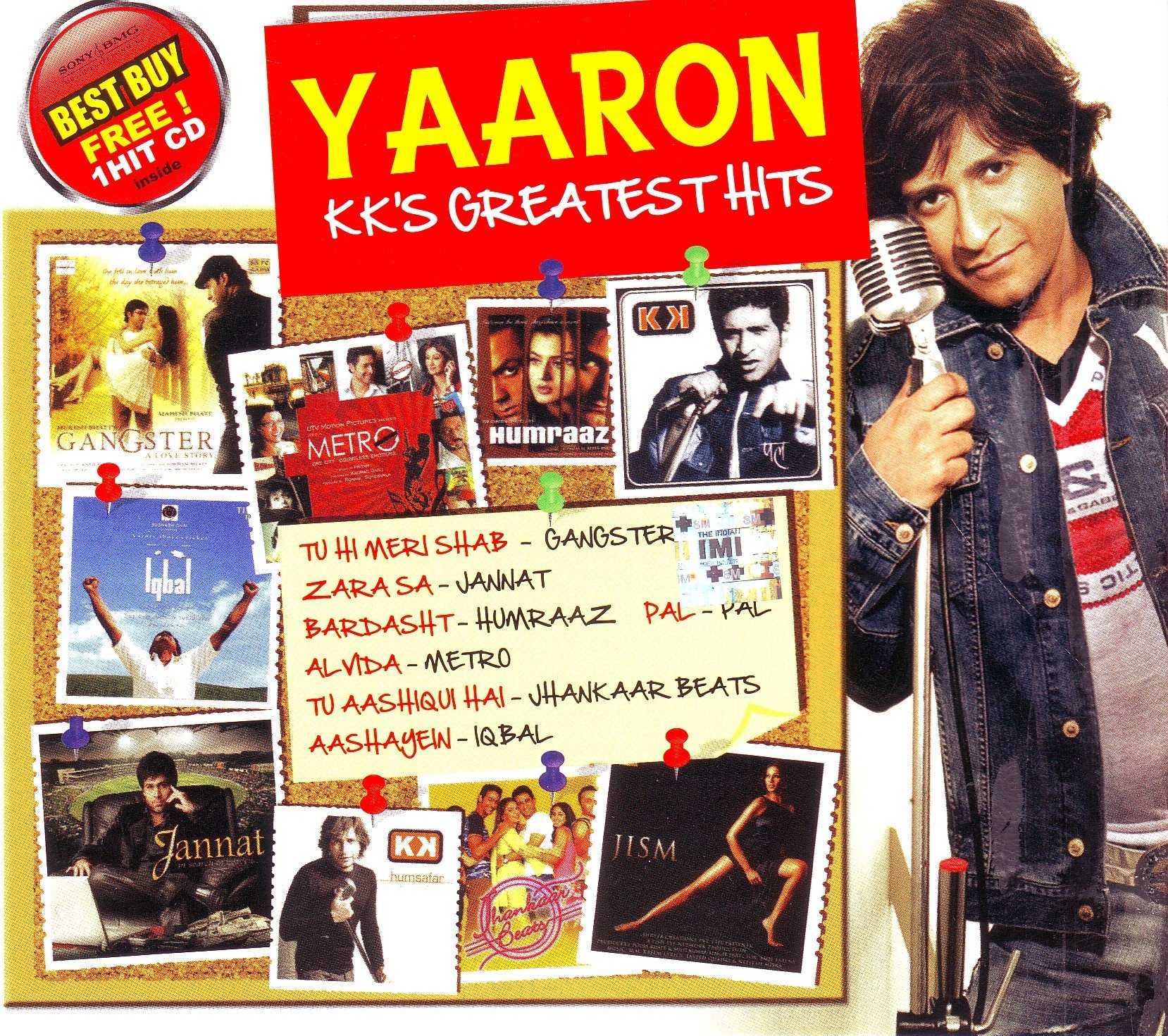 Yaaron - KK's Greatest Hits: Indie Pop & Hindi Music Album | Perfect for Parties, Relaxation & Bollywood Fans