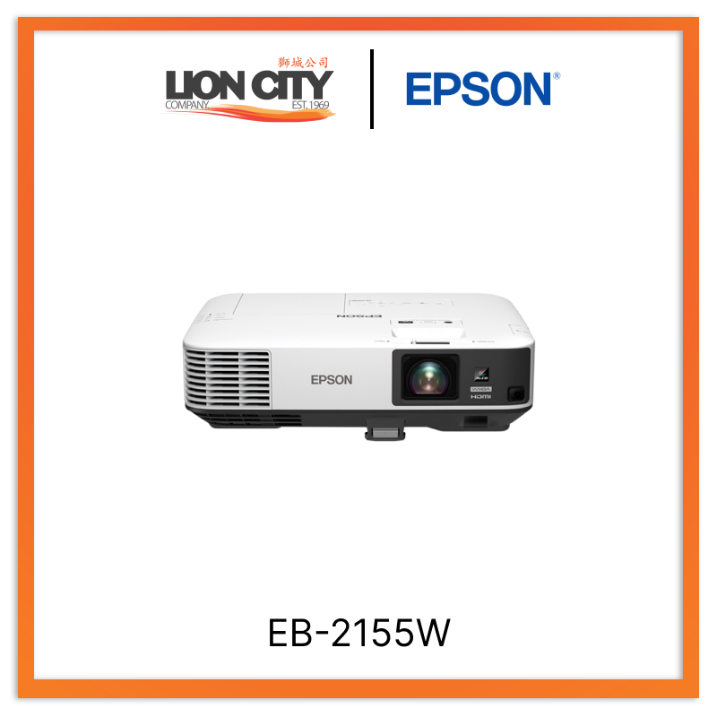 Epson EB 2155W WXGA 3LCD Projector - 4000 Lumens, 16:10 Aspect Ratio, Wireless Connectivity for Home Theater, Office Presentations & Outdoor Movie Nights
