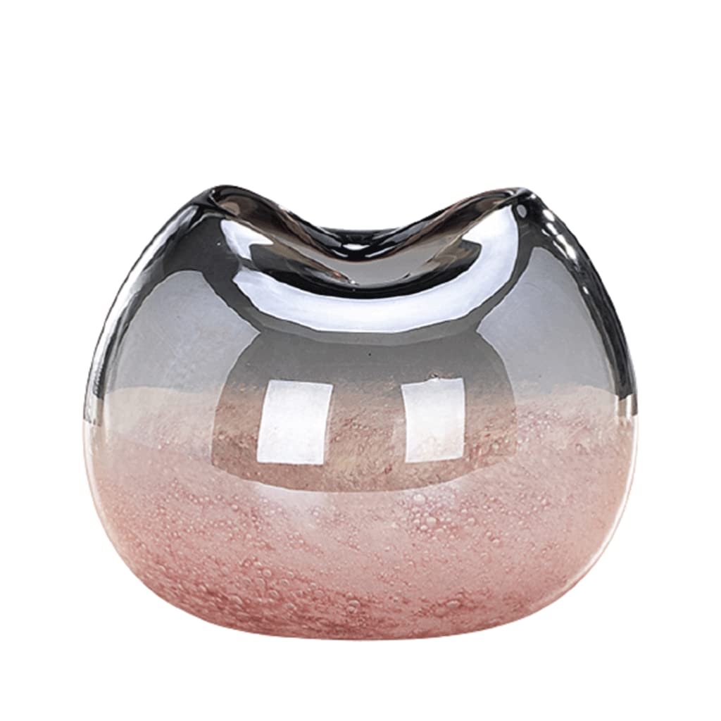 Habiba European Style Gradient Color Flower Vases - Hydroponic Glass Vase for Home Decor, Dining Table Centerpiece & Living Room Decoration | Perfect for Wedding, Party & Office Desk Decor