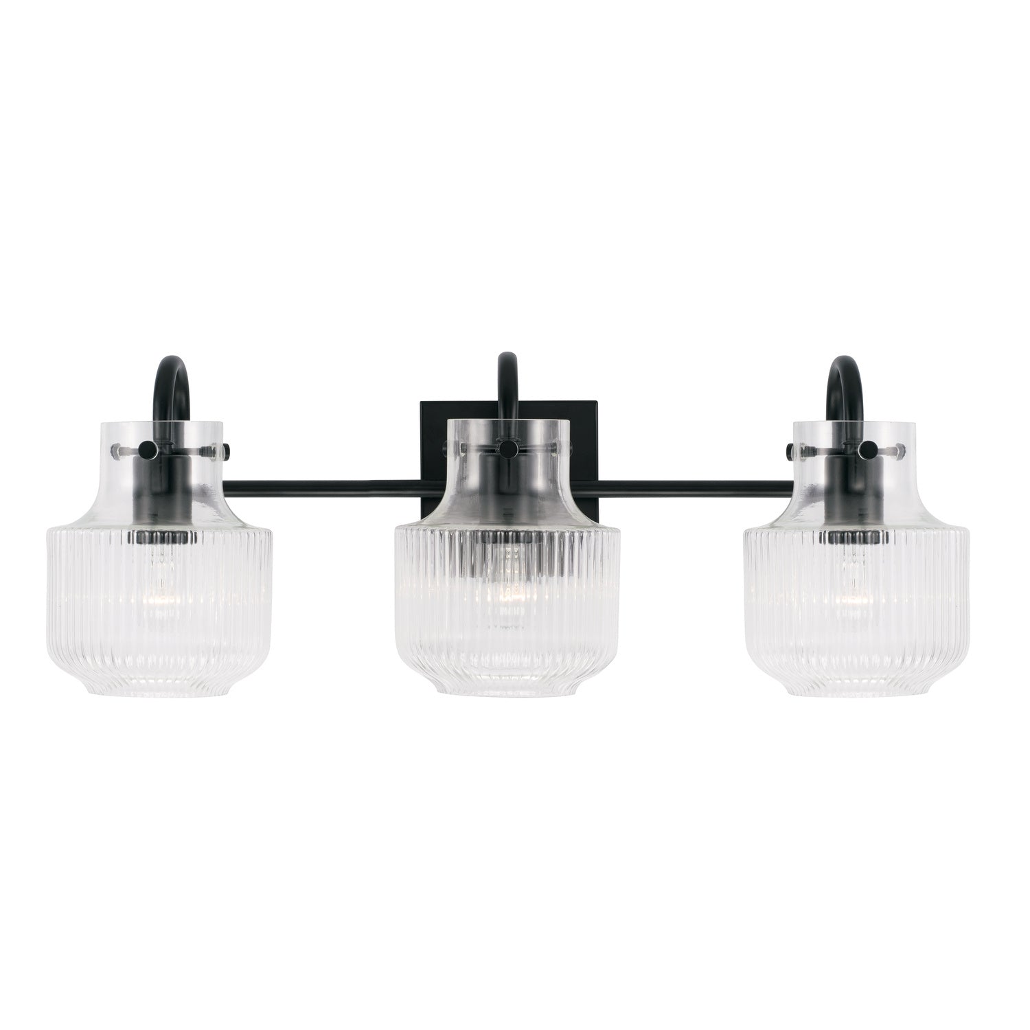 Capital Lighting Three Light Vanity - Modern Bathroom Vanity Lights with Adjustable Arms, Brushed Nickel Finish - Perfect for Bathroom Makeover, Dressing Room & Bedroom Lighting