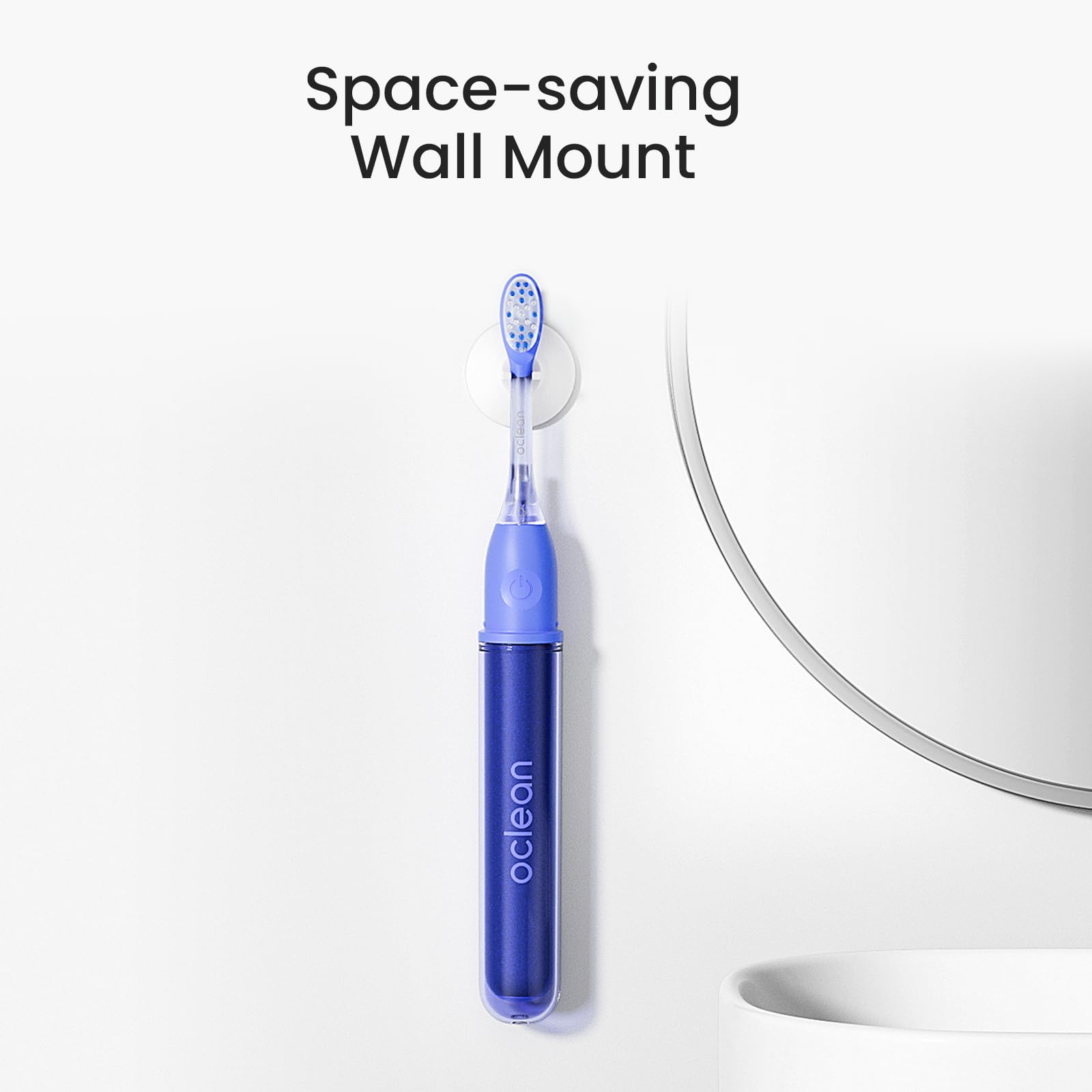 Oclean Ease Sonic Electric Toothbrush - USB Rechargeable, 3 Brush Heads & Timer for Home & Travel