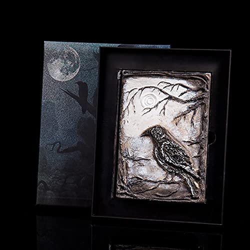 DIY Vintage Embossing Notepad - Scrapbook, Craft Stickers, Magic Notebook for Business & Personal Diary | Perfect for Journaling, Gift Giving & Creative Projects (Color: A)