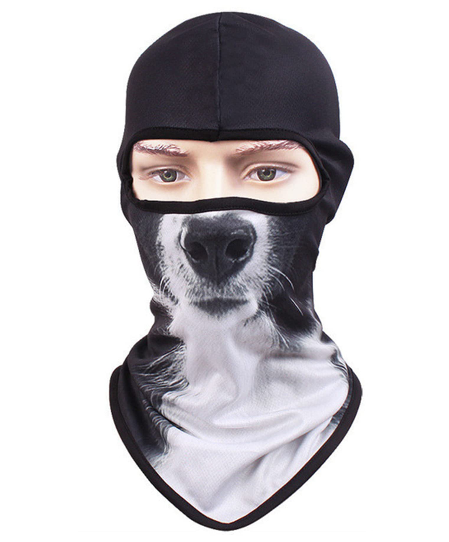 Yahoyaba Outdoor Sports Cycling Dust Mask & Animal Balaclava Face Cover - Breathable for Cycling, Skiing, Music Festivals, Raves, Halloween & Costume Parties | Perfect for Outdoor Adventures, Winter Sports & Themed Events