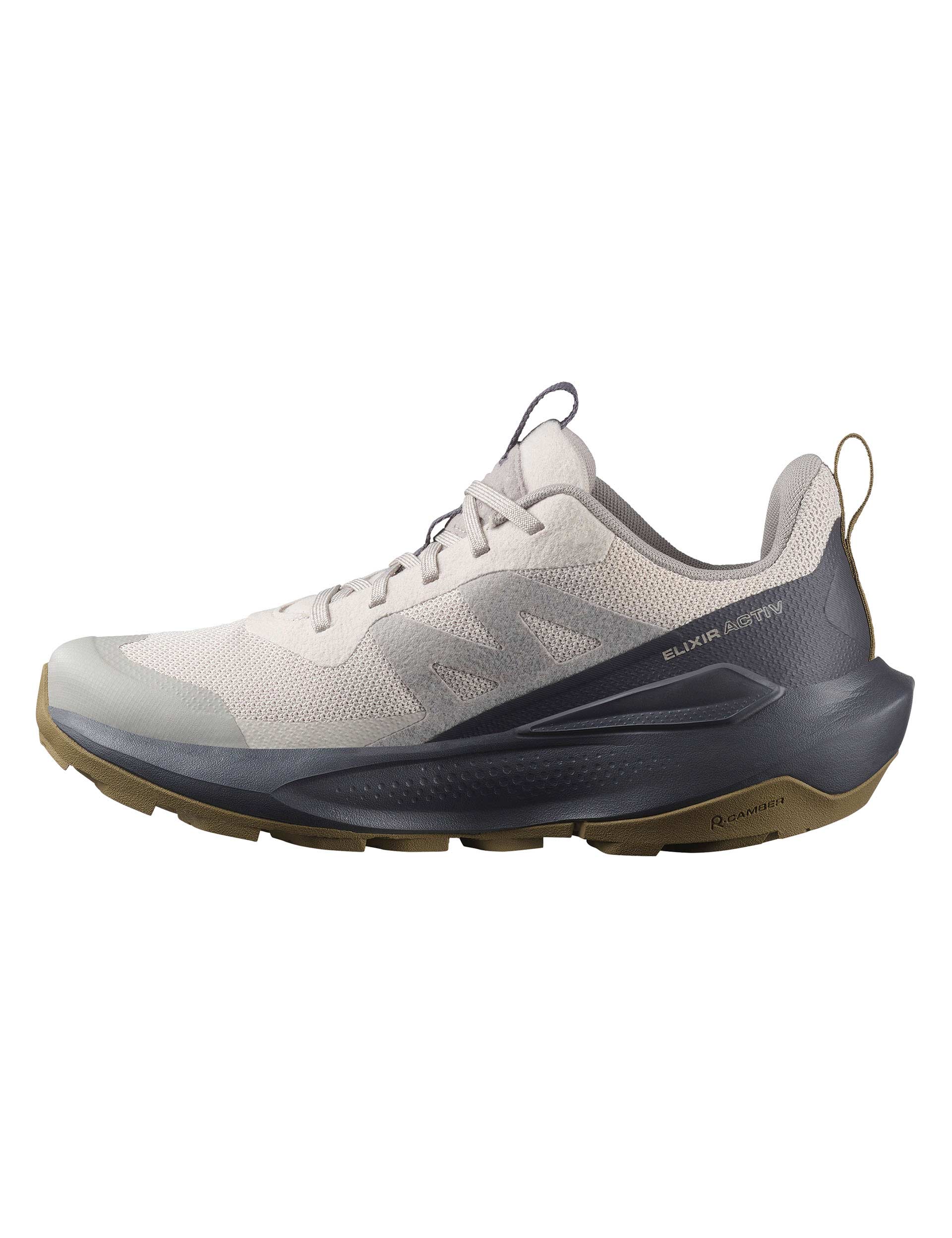 Elixir Activ Gore-Tex Hiking Boots - Waterproof & Breathable - Silver Cloud/Nine Iron/Gothic Olive - Perfect for Outdoor Adventures & Trail Running