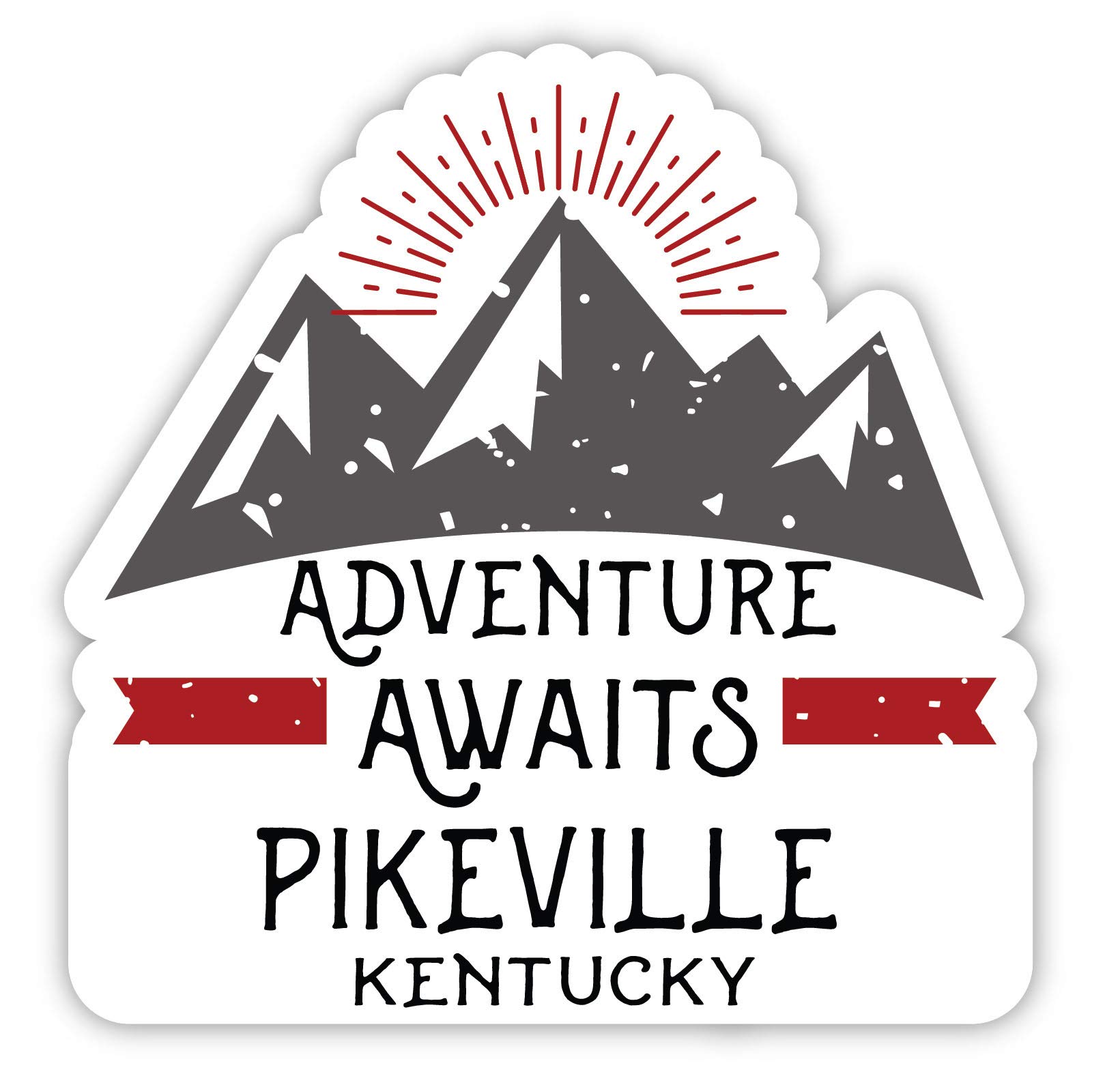 Pikeville Kentucky Souvenir Fridge Magnet - 4-Inch Adventure Awaits Design | Perfect for Travel Memories & Refrigerator Decor