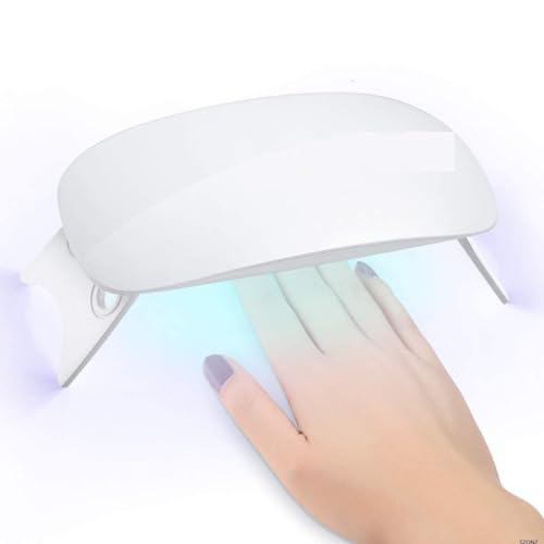 Portable UV LED Nail Lamp - Mini Foldable Nail Dryer for Gel Polish | Fast Drying at Home, Salon & Travel | Perfect for Manicures & Pedicures