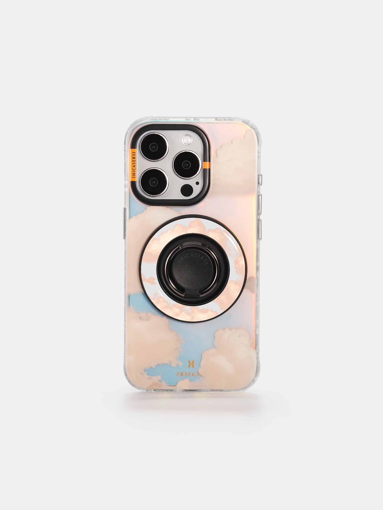 Magnetic Ring Spinner Stand - Magsafe Compatible Phone Holder for iPhone 15/14/13/12, Pink - Perfect for Desk, Car, and Office Use