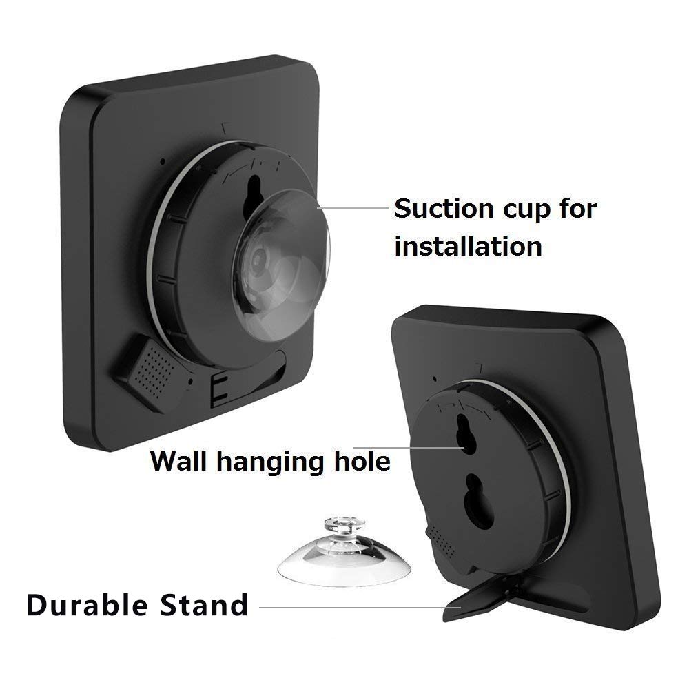 BALDR Digital Bathroom Clocks - 2 Pack Waterproof Shower Clock with Timer, Large LCD Display, Temperature & Humidity Sensor - Wall Mount Bathroom Clock for Shower, Gym, Spa (Black & White) - Perfect for Home, Office, and Travel Use