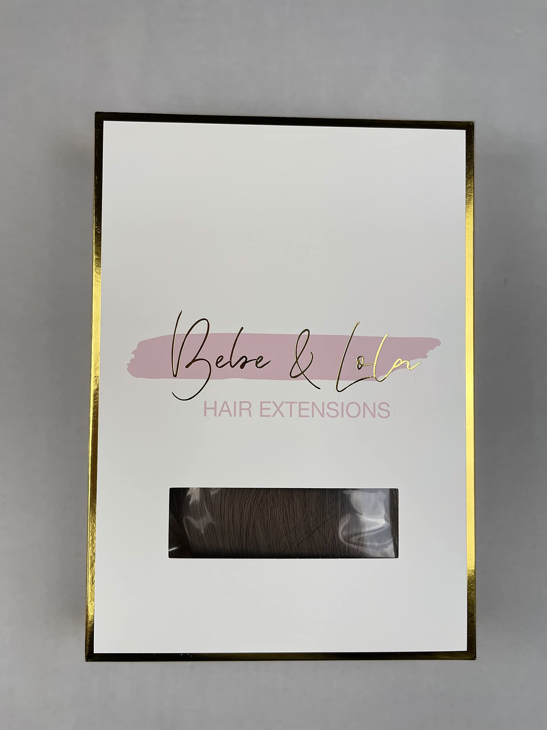 Bebe and Lola Remy Invisible Tape In Hair Extensions - 20 Pieces Seamless Extensions (50g, 20