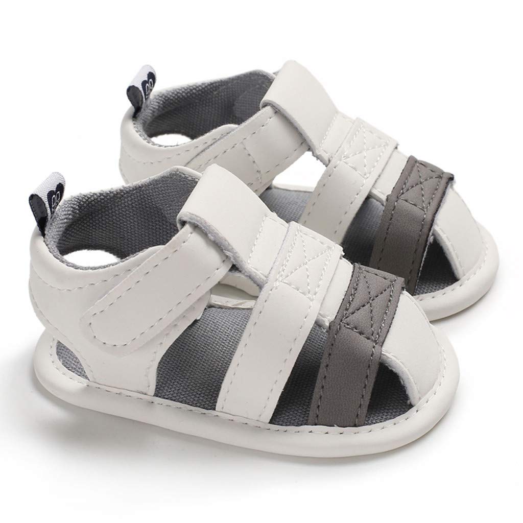 **Toddler Boys Canvas Shoes - Soft Breathable Prewalker Sandals for Infants | Lightweight Single Sole Design | Perfect for Playtime, Walking & Outdoor Activities**