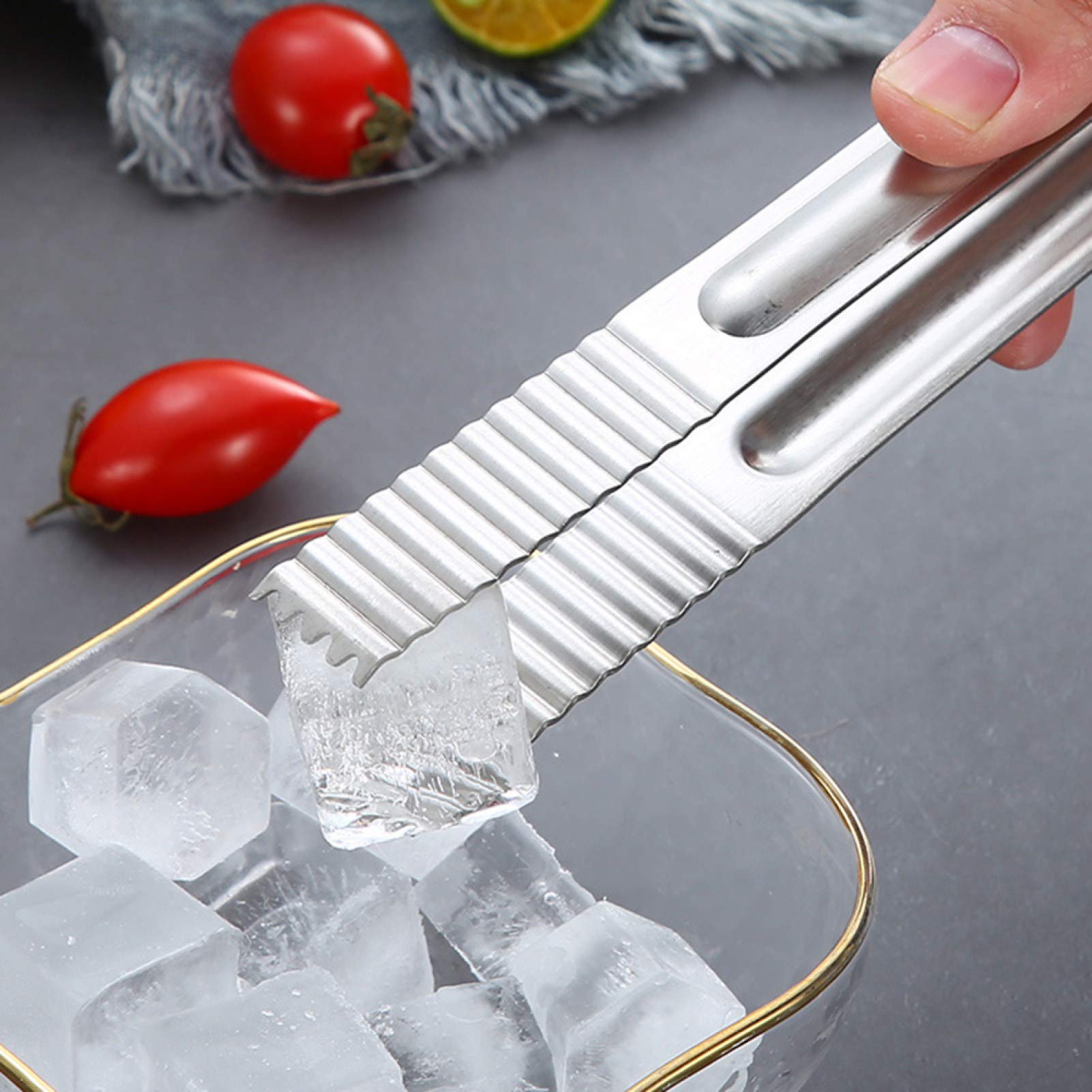18Inch Stainless Steel Food Tongs - Durable Kitchen Cooking Tool for BBQ, Salad, Steak, and Meat Handling - Perfect for Grilling, Serving, and Food Prep