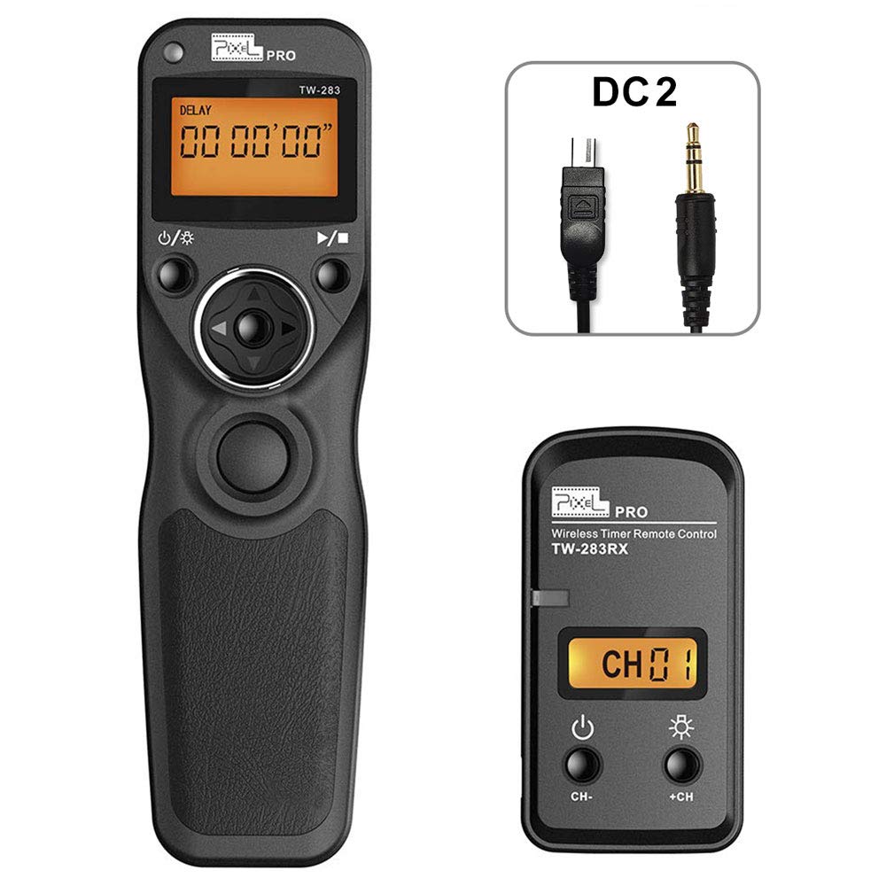 Nikon Wireless Remote Shutter Release TW-283 DC2 - Compatible with Nikon Z7, Z6, Df, D90, D7500, D3300, D3100, D3200, D5000, D5500, D7200, D7000, D600, D750 - Perfect for Photography, Self-Portraits, Group Shots & Long Exposure