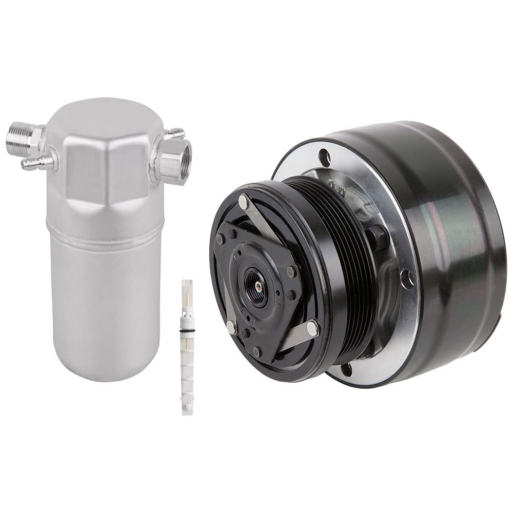 New AC Compressor with A/C Drier & Orifice Tube for 1987-1989 Chevy Camaro Pontiac Firebird Trans Am - BuyAutoParts 60-81913RS - Perfect for AC System Repair & Summer Cooling