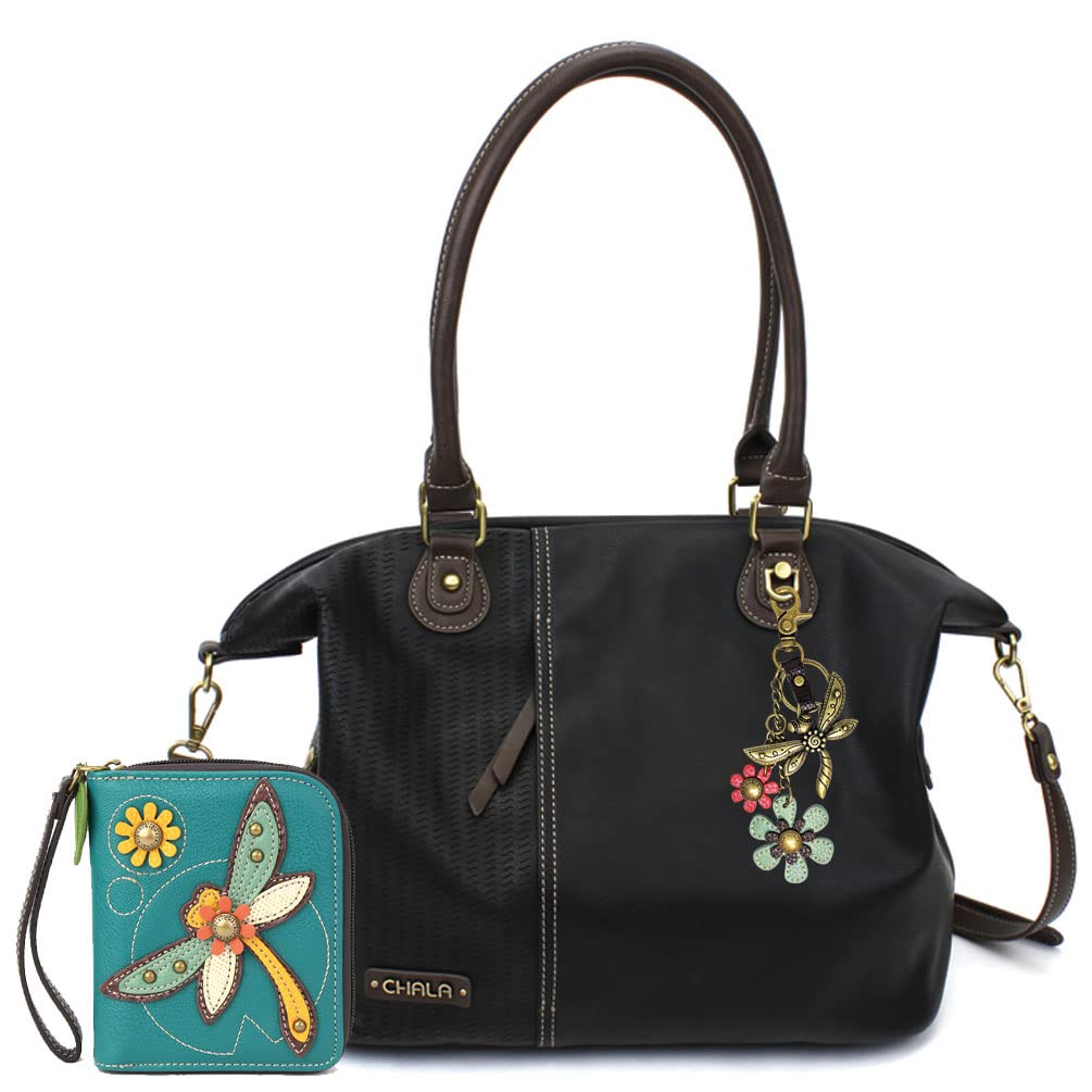 CHALA Laser Cut Handbags for Women - Stylish Tote & Shoulder Purse with Matching Wallet Set (Perfect Gift for Birthday, Wedding & Daily Use)