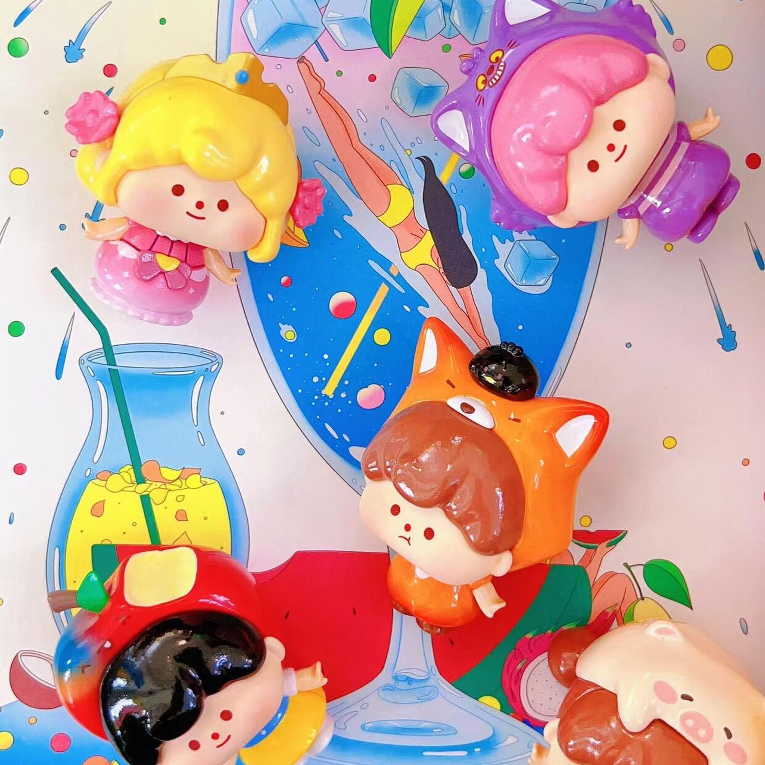 MunMun Childlike Dreamland Mini Series Blind Box - Cute Collectible Toys for Kids & Adults, Perfect for Gifts, Party Favors, and Display Collections