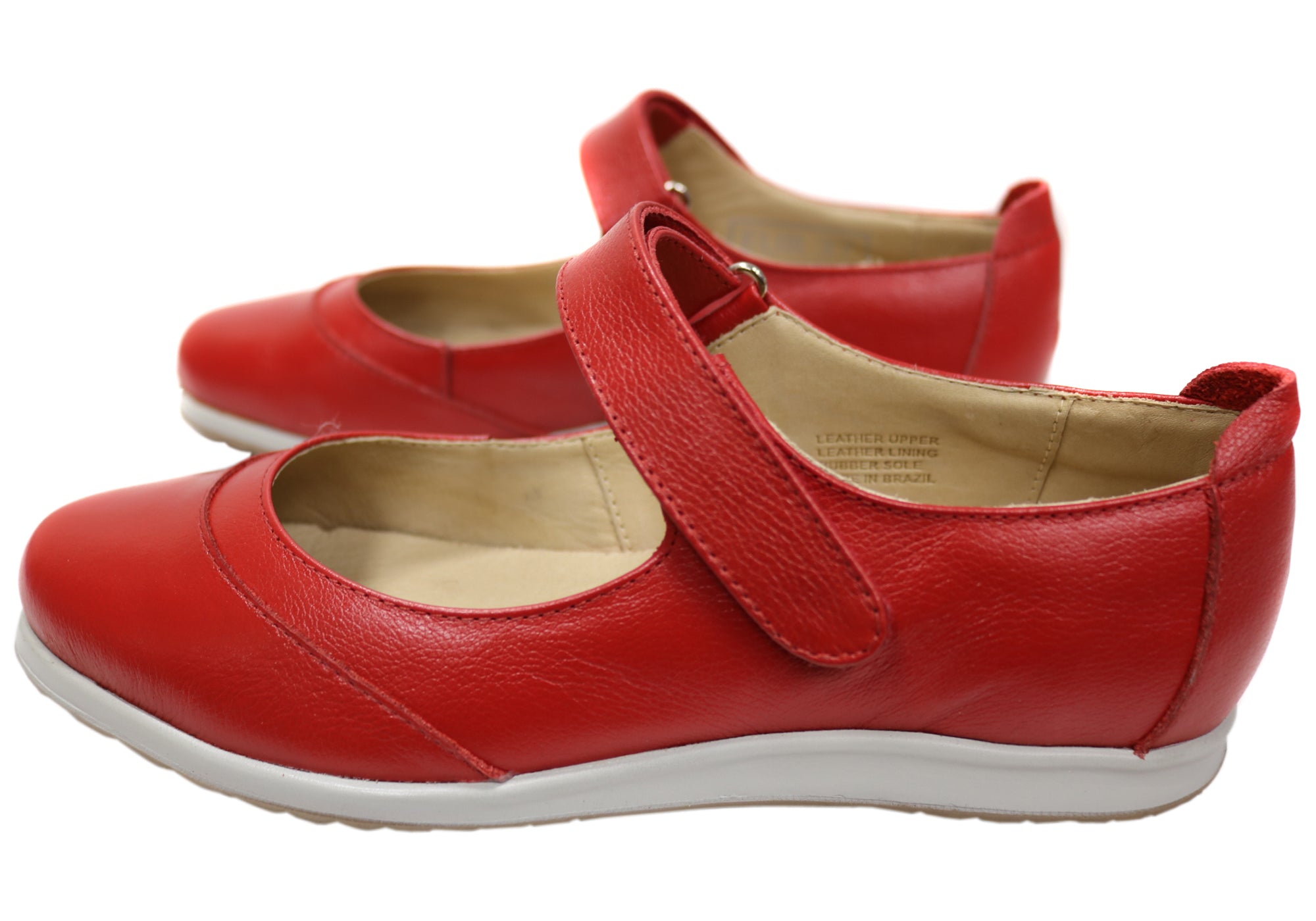 Opananken Trixy Women's Comfortable Brazilian Leather Mary Jane Shoes - Casual & Work Flats for Office, Walking & Everyday Wear