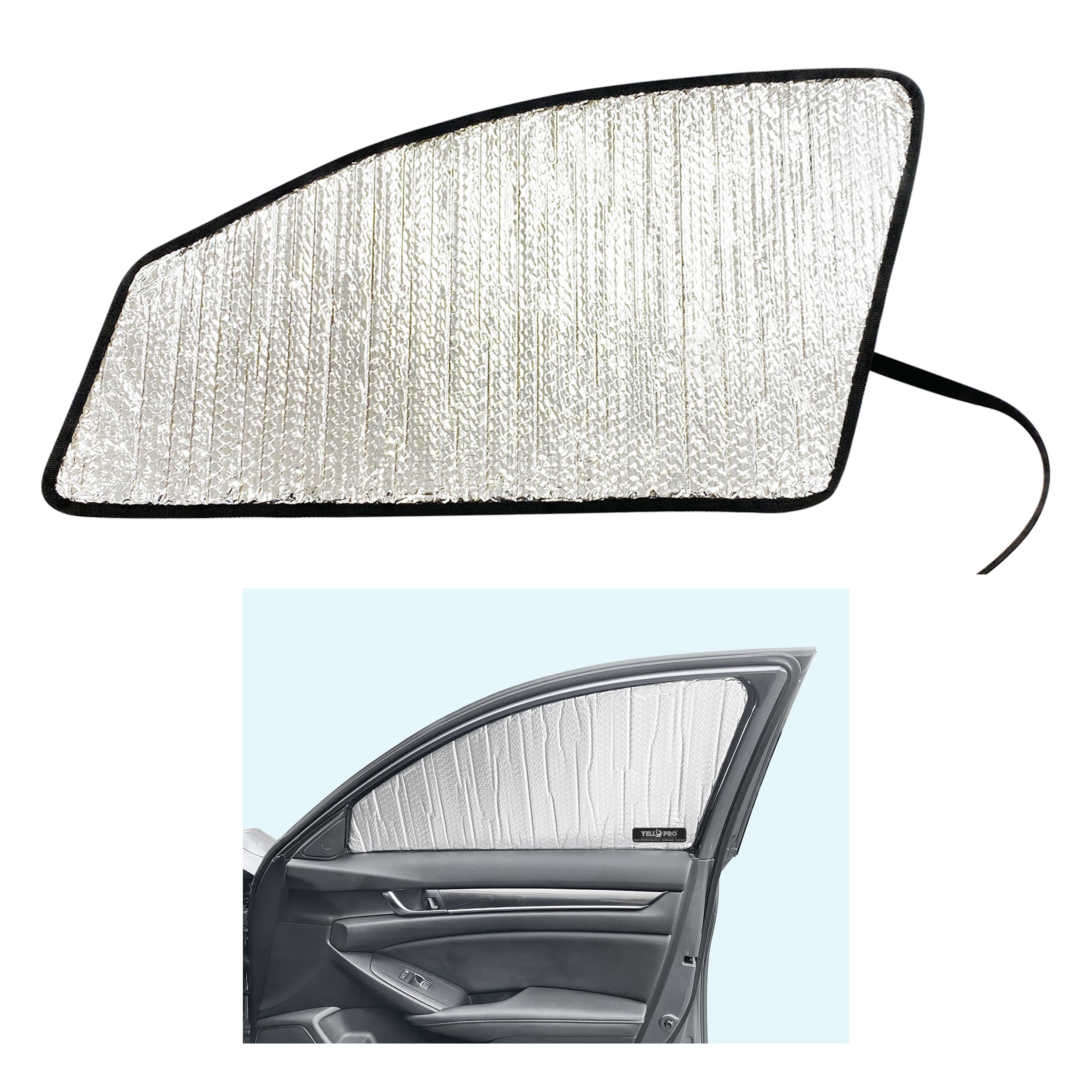 Custom Fit Side Window Sunshades for 2018-2022 Honda Accord Sedan (LX/Sport/EX/EX-L/Touring) - UV Protection Car Accessories (2-Pack) | Keep Your Car Cool & Protect Interior from Sun Damage