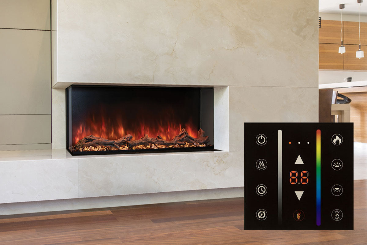 Modern Flames Landscape Pro Multi 56-Inch 3-Sided/2-Sided Built-In Electric Fireplace - Perfect for Living Rooms, Bedrooms & Home Theater Spaces