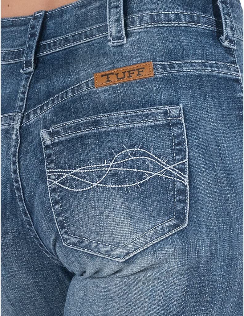 Cowgirl Tuff Western Jeans for Women - Comfortable Breathe Stretch Denim Pants - 25