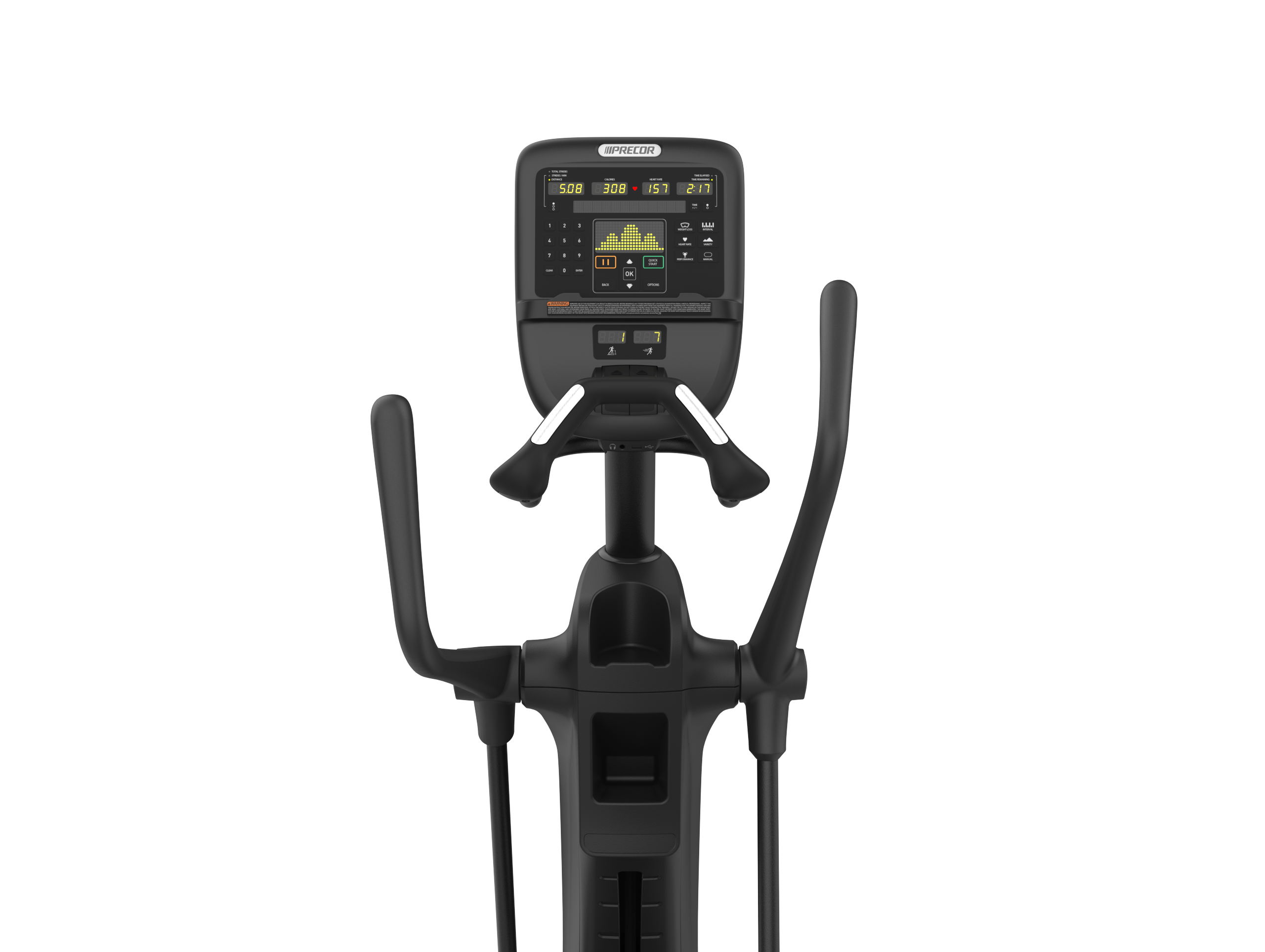 Precor EFX835 Elliptical Cross Trainer - Premium Home Gym Equipment for Cardio & Full-Body Workout | Perfect for Home Fitness, Weight Loss & Low-Impact Training