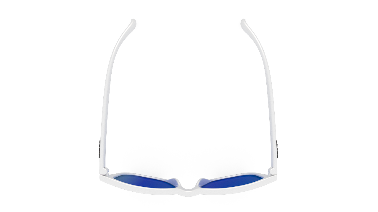 Goodr OG Polarized Sunglasses - Iced by Yetis - UV Protection, Lightweight & Comfortable for Running, Cycling, Hiking & Outdoor Activities