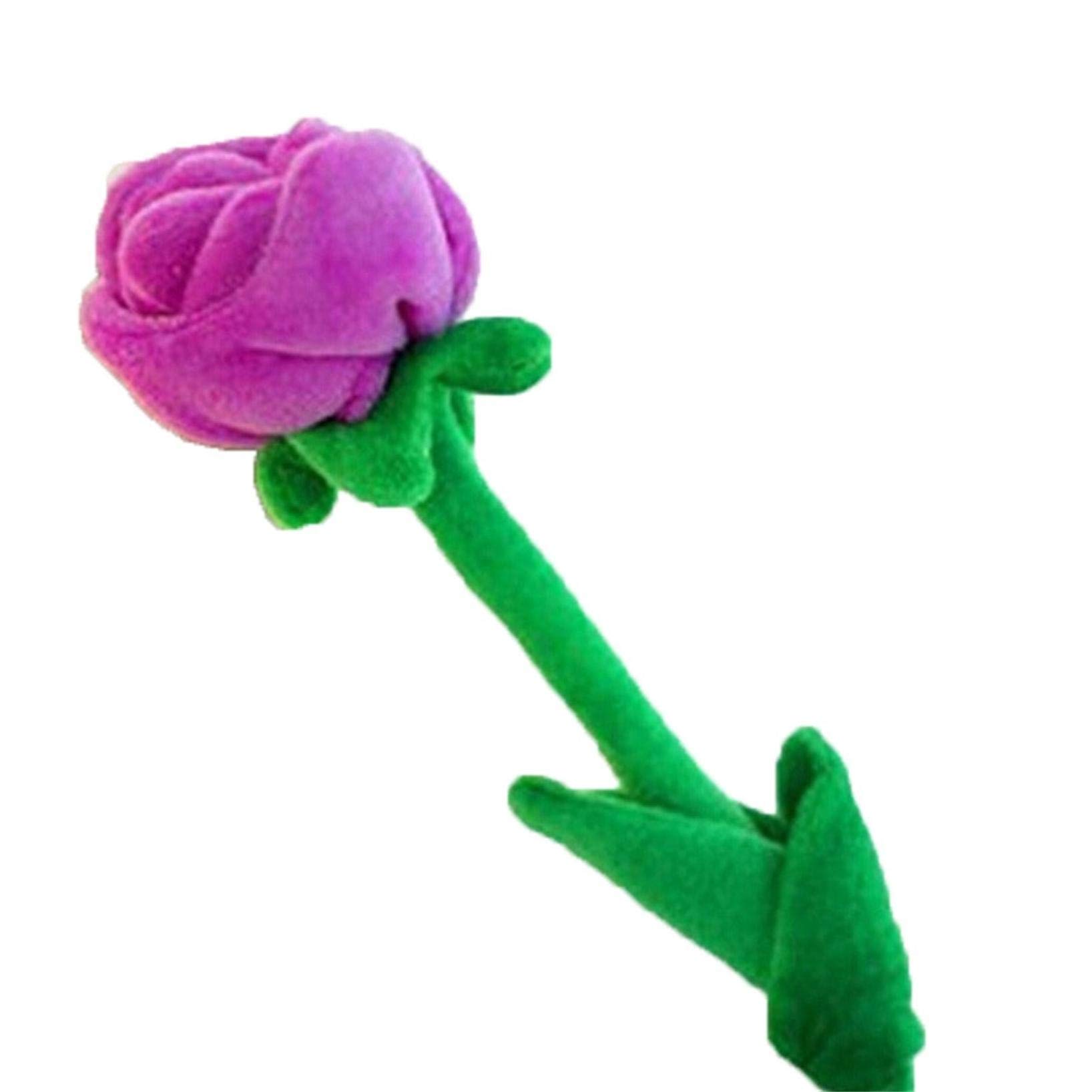 Ussuma Realistic Plush Rose Toy - 43CM Flexible Artificial Flower for Home Decor, Bedroom, Living Room, Desktop (Purple) | Perfect for Romantic Gifts, Wedding Decorations & Photo Props
