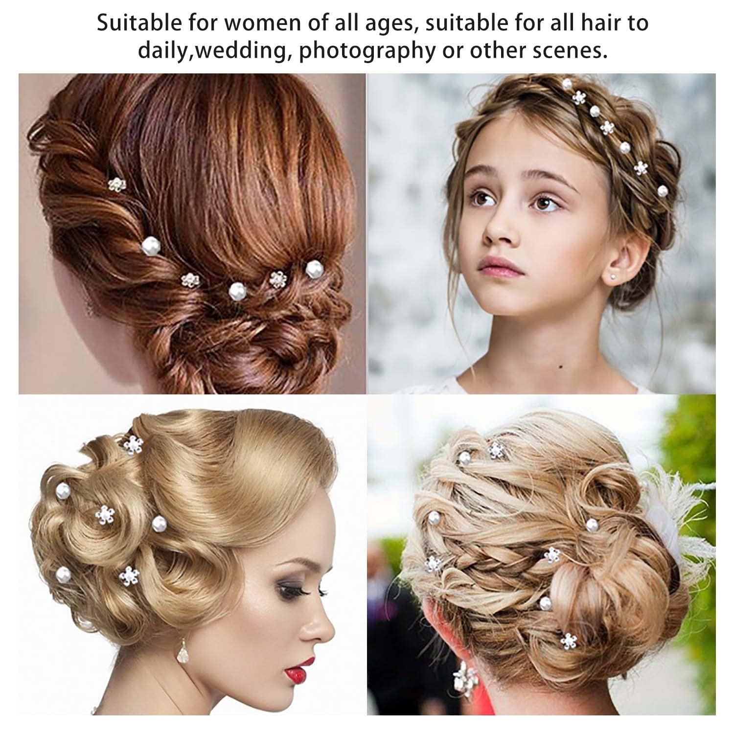 12pcs Spiral Hair Pins Clips - Mini Rhinestone Swirl Hair Twists Coils for Braids, Bridal & Wedding Hairstyles - Elegant Hair Jewelry Set for Women & Girls - Perfect for Prom, Parties and Special Occasions