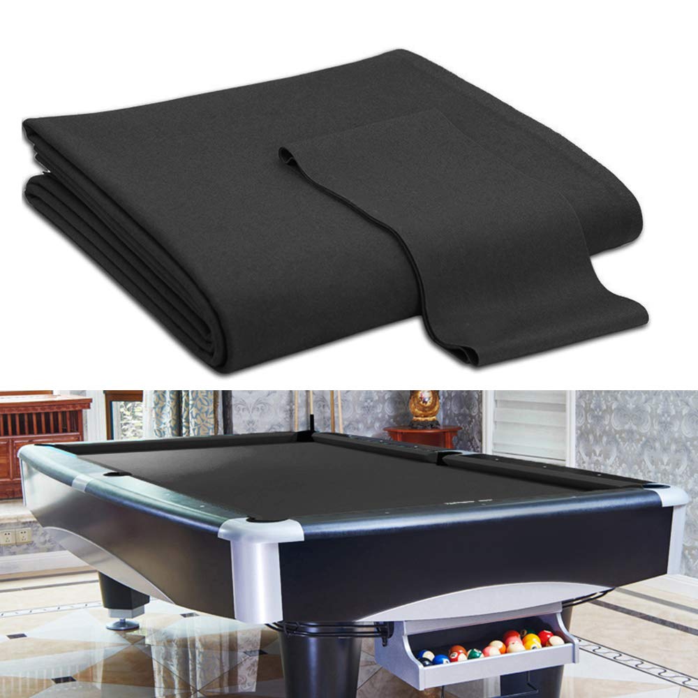 Premium Worsted Blend Billiard Cloth Pool Table Felt - High-Speed Professional-Grade Fabric for 7', 8', 9' Pool Tables - Pre-Cut Bed & Rail Covers - Perfect for Home Game Rooms, Bars, and Professional Tournaments