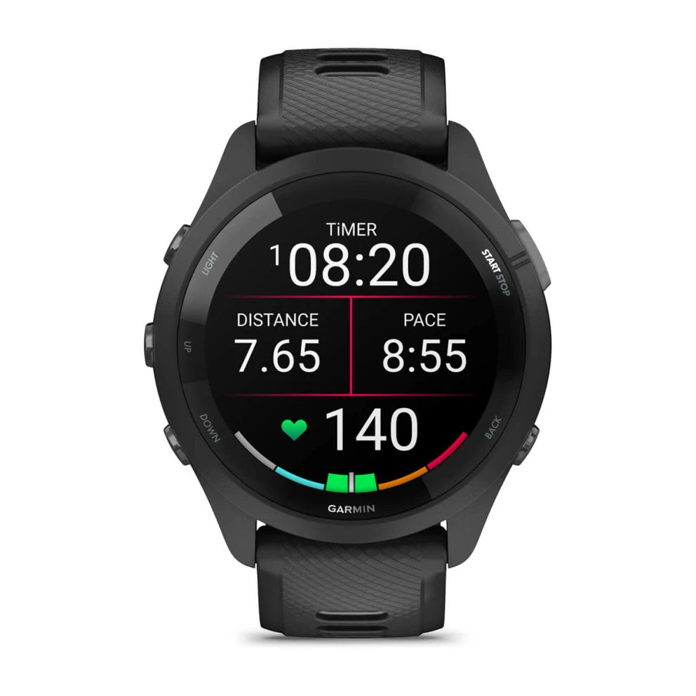 Garmin Forerunner 266 GPS Running Watch - Advanced Performance Metrics, Heart Rate Monitor & Smart Notifications | Perfect for Marathon Training, Trail Running & Outdoor Fitness Tracking