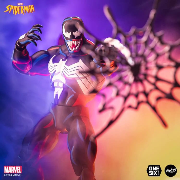 Spider-Man: The Animated Series Venom 1/6 Scale Collectible Action Figure - Perfect for Marvel Fans & Display Collections