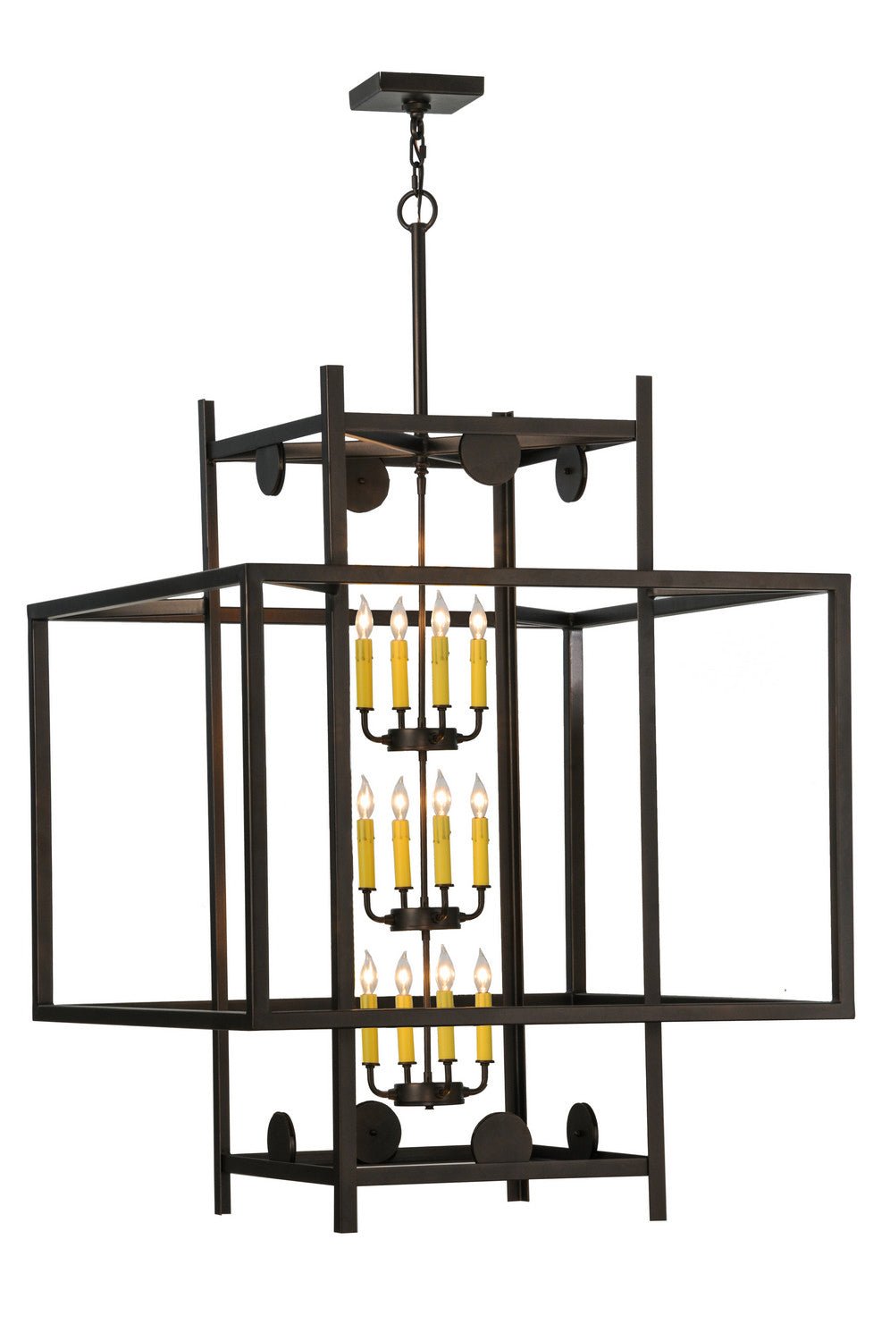 12-Light Modern Chandelier Pendant Lighting Fixture for Dining Room, Kitchen Island & Living Room Decor