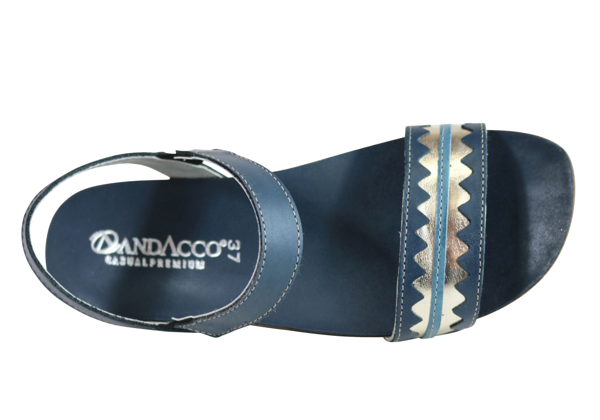 Andacco Women's Comfortable Leather Flat Sandals - Handmade in Brazil - Perfect for Summer, Beach & Casual Outfits