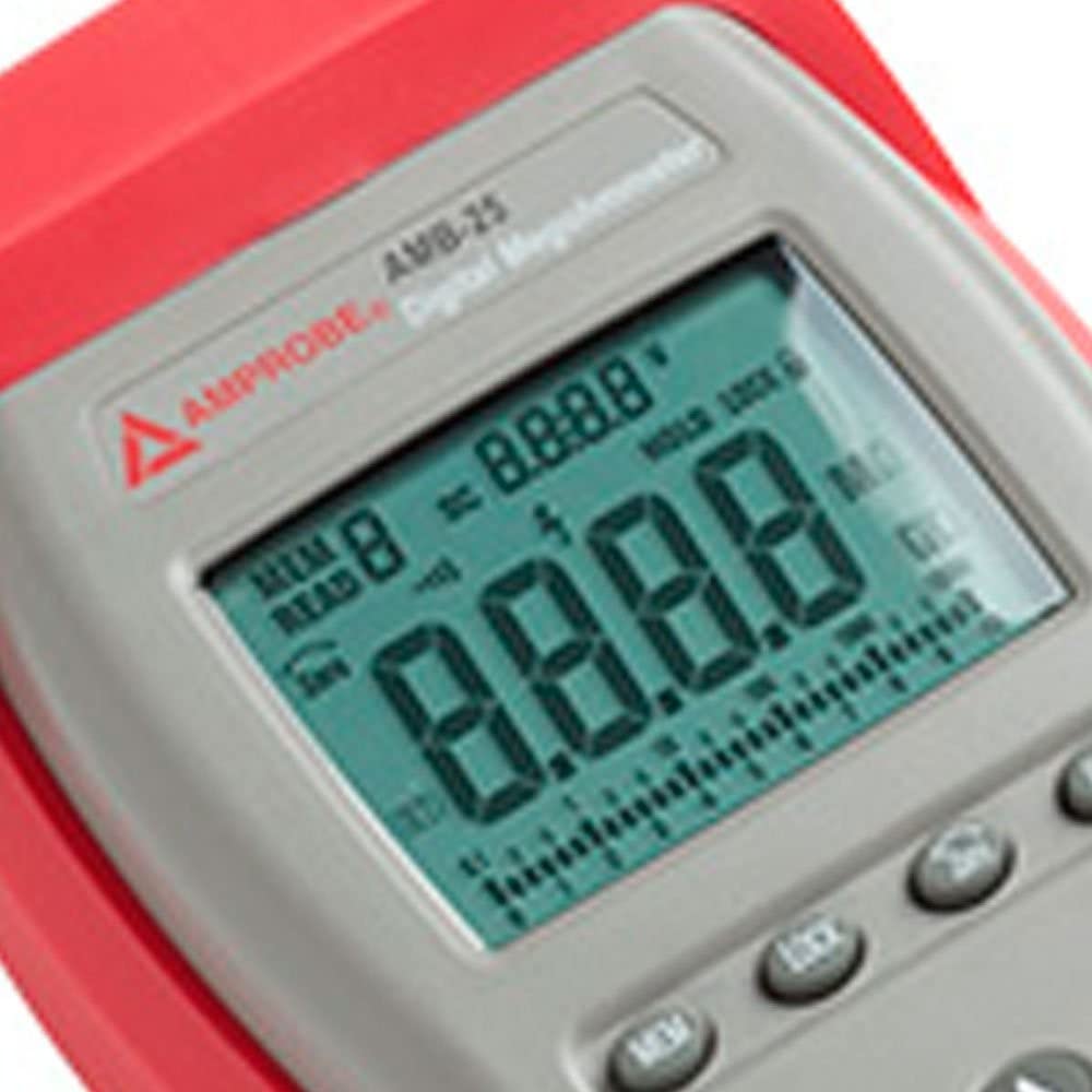Amprobe AMB-25 Digital Insulation Resistance Tester 1000V - Professional Electrical Testing Tool for Electricians & Engineers - Perfect for HVAC, Motors, Cables & Circuit Breaker Maintenance