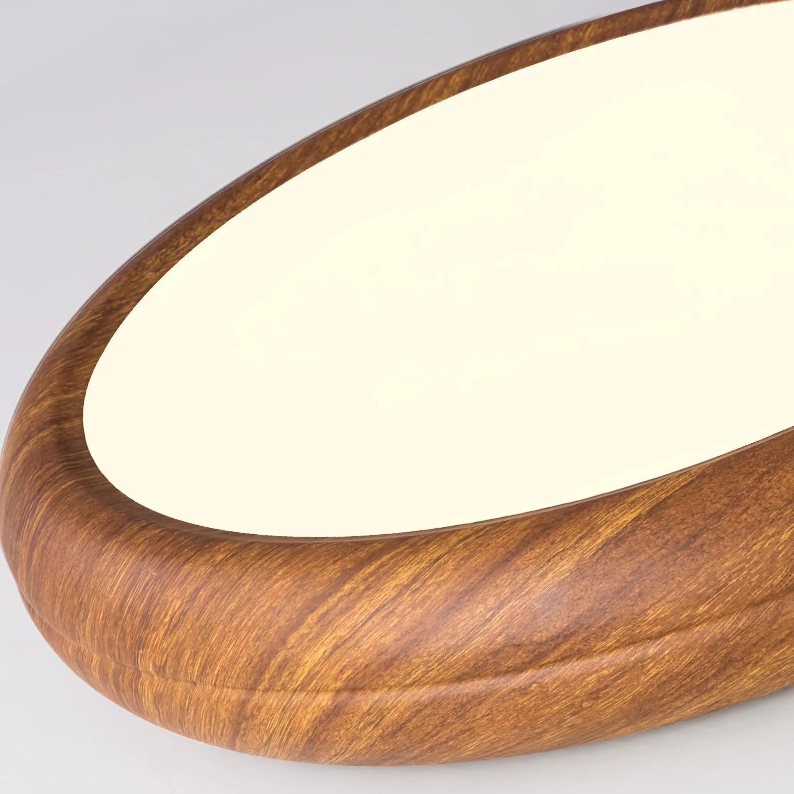 Wood Grain Round Ceiling Lamp - Modern Farmhouse Pendant Light with Natural Wood Finish - Perfect for Living Room, Bedroom, or Dining Room Lighting