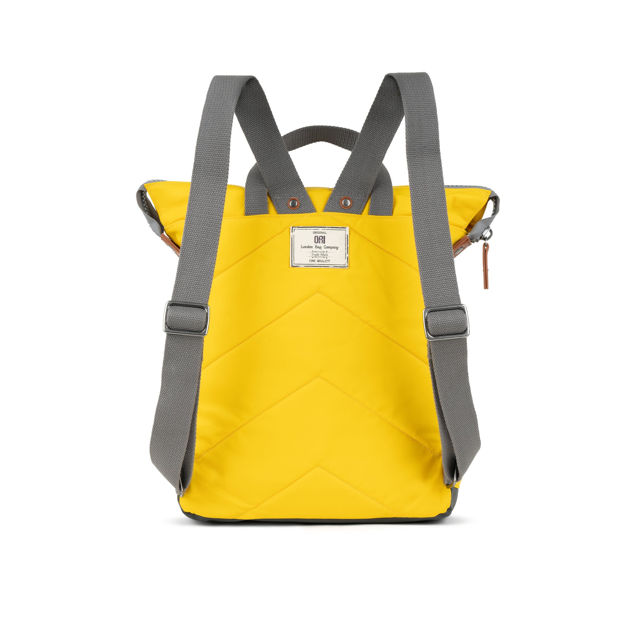 Bantry B Mustard Recycled Nylon Backpack - Eco-Friendly Waterproof Travel Bag for Hiking, Camping & Daily Commute