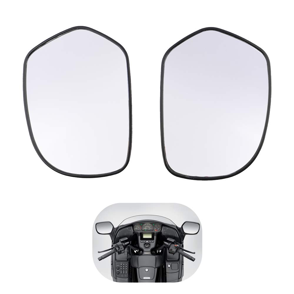 GUAIMI Motorcycle Rear View Mirrors - Left & Right Side Mirrors with Glass for Honda Goldwing GL1800 (2001-2012) & F6B (2013-2016) - Enhanced Visibility & Safety for Touring Rides