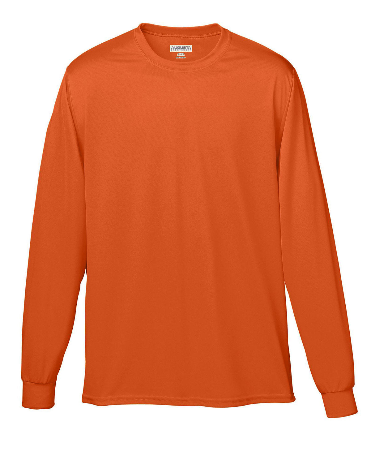 Augusta Sportswear 788 Moisture Wicking Long Sleeve T-Shirt for Men & Women - Athletic Performance Shirt for Running, Workouts & Outdoor Activities